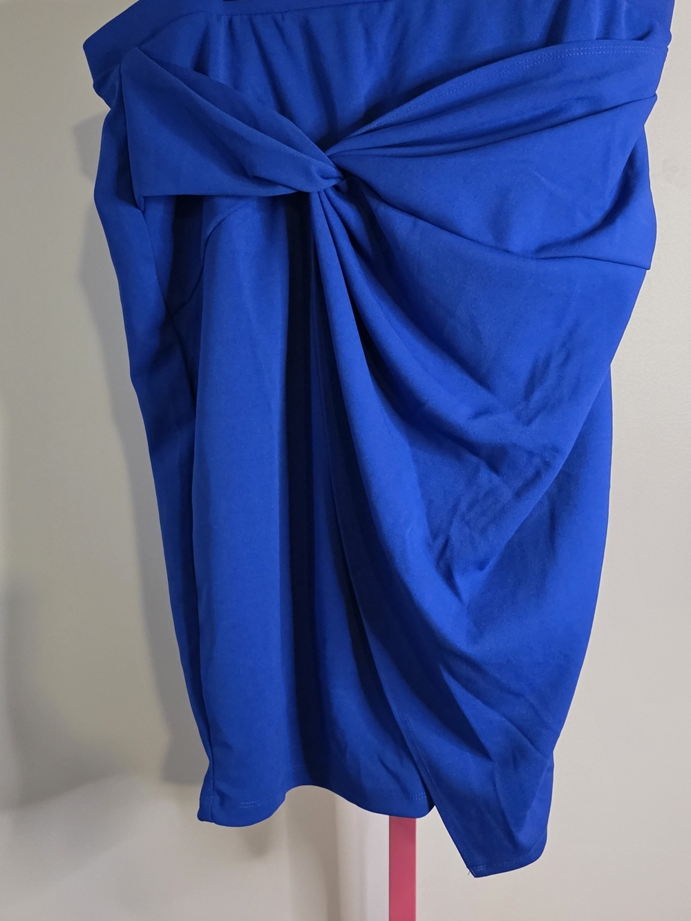 iris Royal Blue Twist Pencil Skirt Sx 2x
